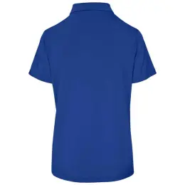 Ladies Aerogrid Golf Shirt Royal Back